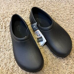 Brand new work crocs